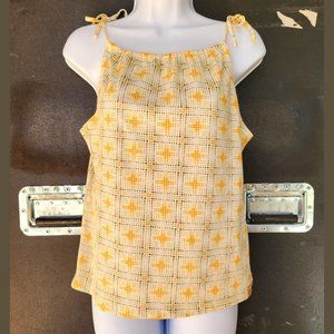 Vintage Y2K Rusty Surf Tie-String Straps Tank Top